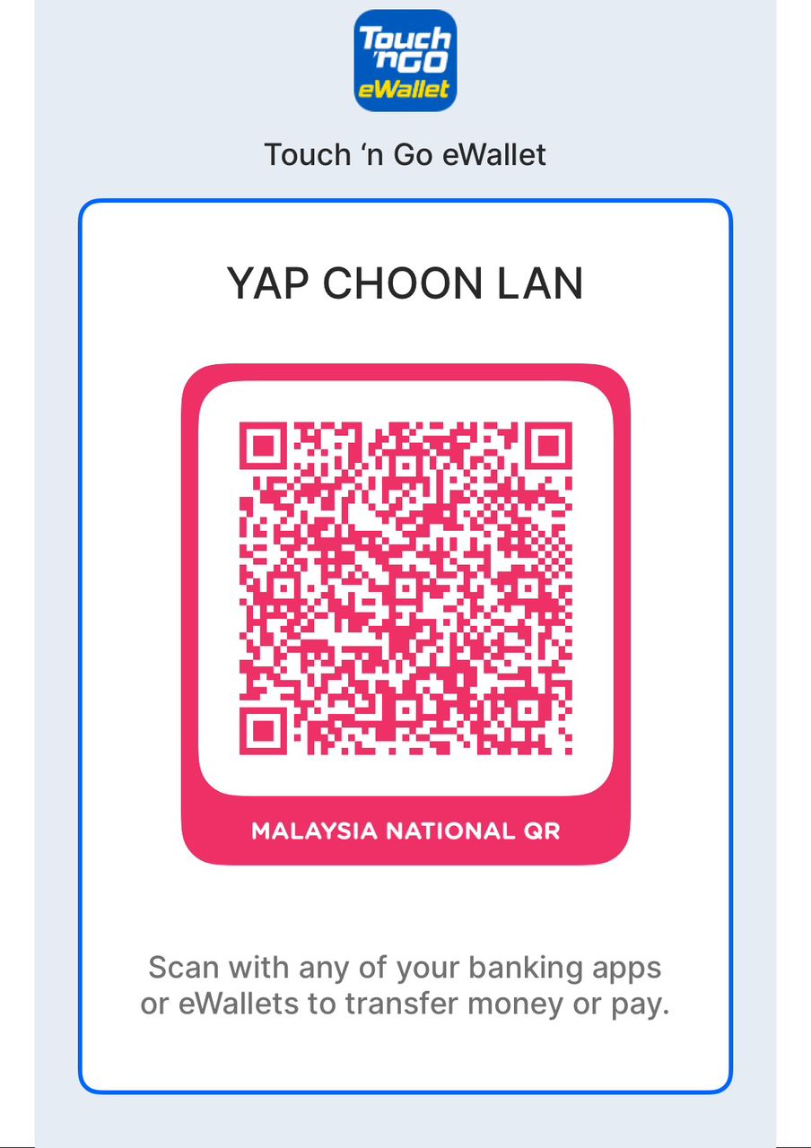 Touch 'n Go eWallet QR Code
